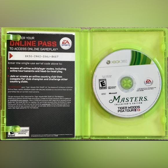 Tiger Woods PGA Tour 13 -- Masters Collector's Edition (Microsoft Xbox 360 - Picture 3 of 3